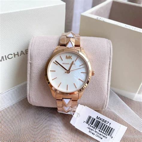 michael kors 6671|Michael Kors Runway Mercer Quartz Ladies Watch .